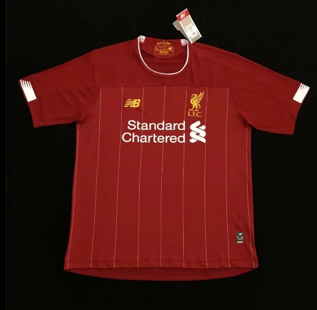 19 20 Liverpoolea рубашка M. SALAH FIRMINO MANE VIRGIL HENDERSON ROBERTSON MILNER KEITA Liverpoolea Футбольная Футболка - Цвет: shirt