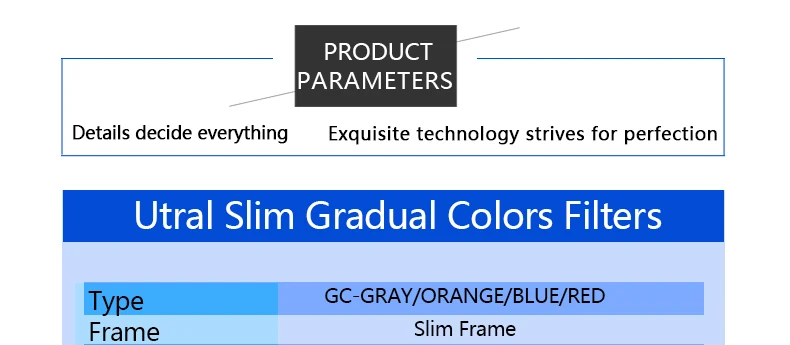 slim GND Color filter description5