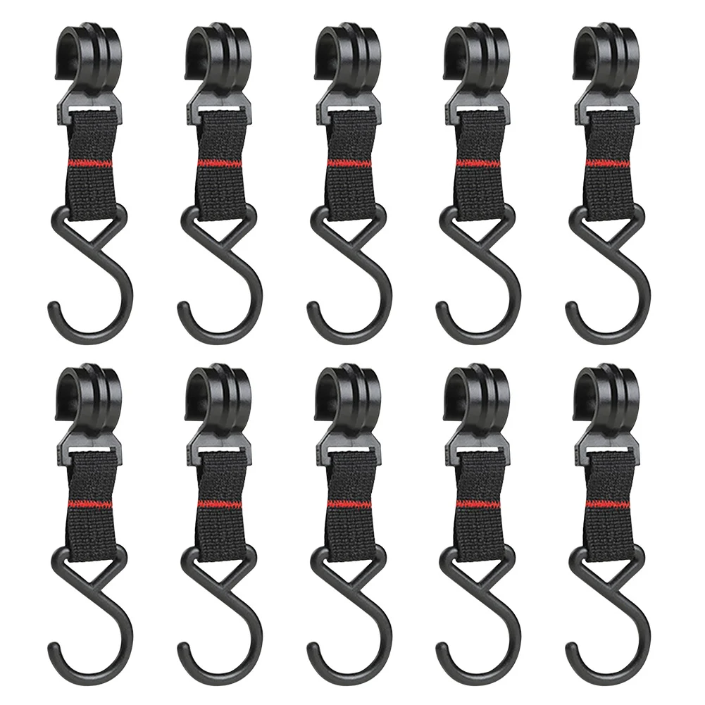 Outdoor Camping Moveable Hook Hanging Storage Rack Shelf S-Shaped Hanger Portable Detachable Kitchenware Pot Pan Rack tent hooks