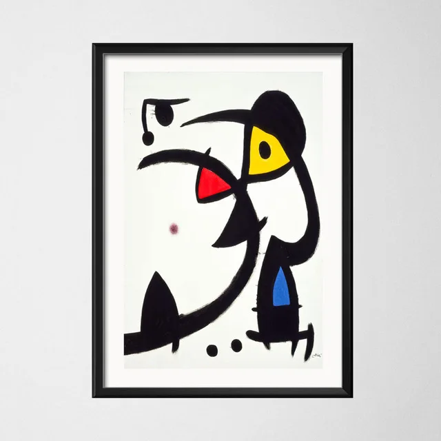 3 Joan Miro Современная художественная картина, абстрактная картина, Ретро Художественная живопись, Шелковый Холст, плакат, настенный домашний декор - Цвет: 3