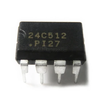 

5pcs/lot AT24C512-10PI-2.7 AT24C512-10PU-2.7 24C512 DIP-8 In Stock