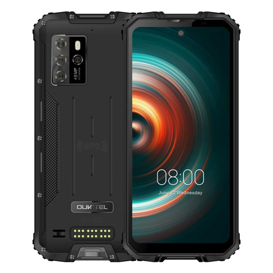 OUKITEL WP10 6.67" FHD+ SmartPhone 8GB+128GB 8000mAh 48MP Quad Camera Android 10.0 IP68 Rugged  Mobile Phone ddr4 ram 8GB RAM