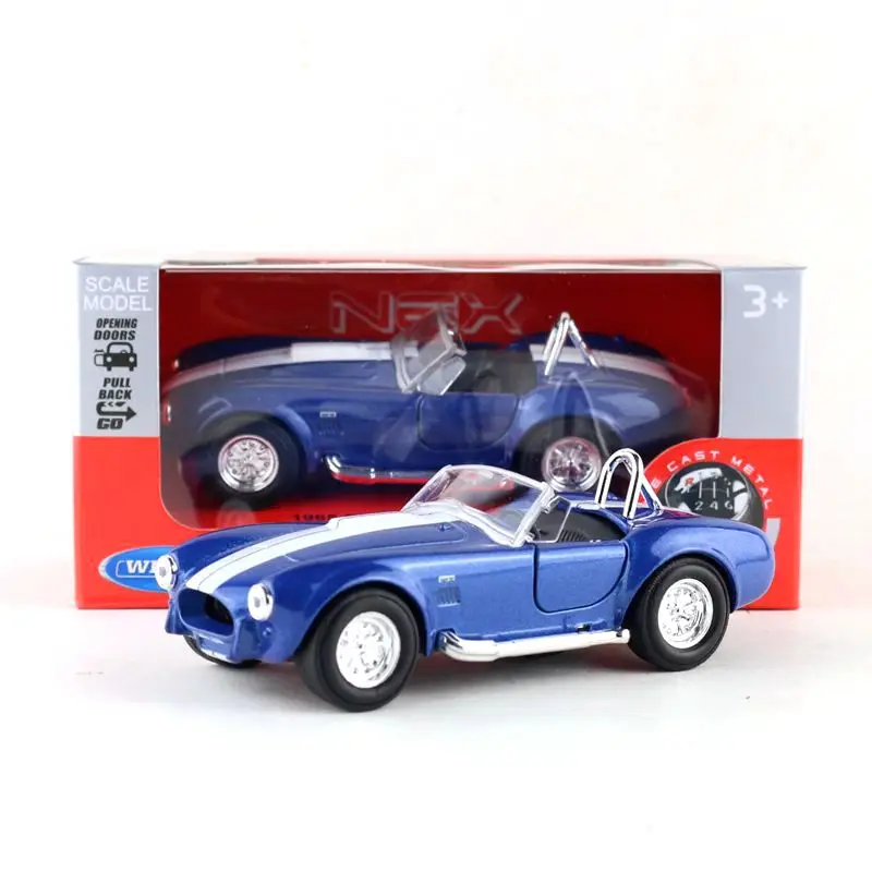 Бесплатная доставка/игрушка WELLY/модель под давлением/1:36/1965 Ford Shelby Cobra 427 S/C
