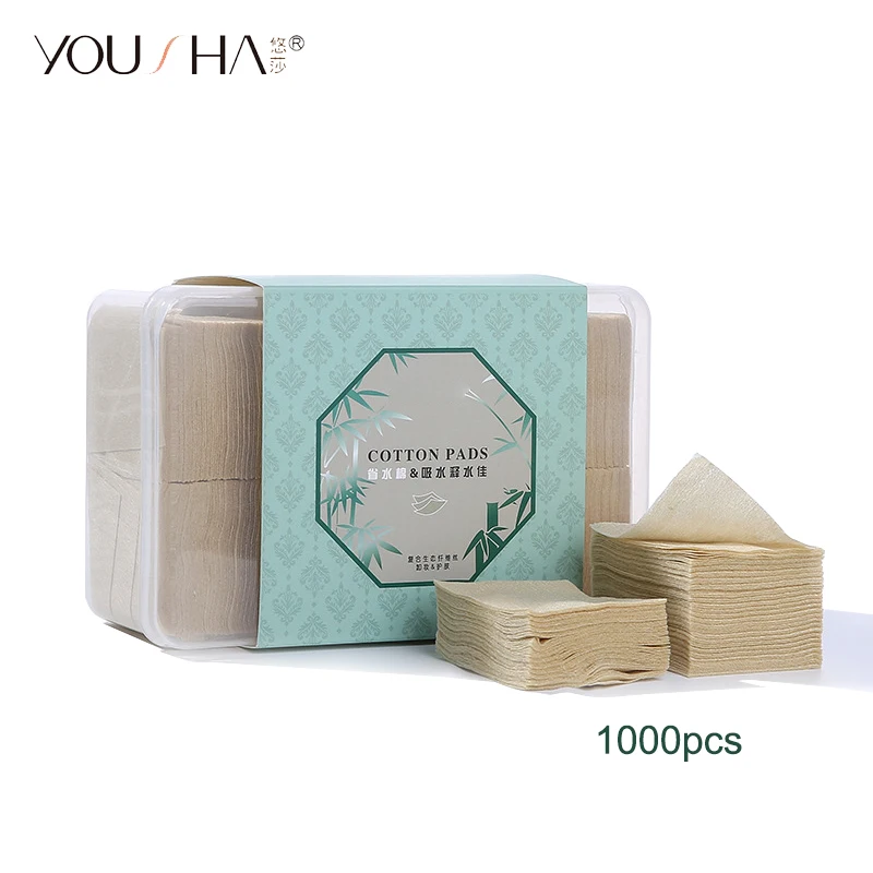 Салфетки YOUSHA 1000 шт. для удаления гель лака хлопковые салфетки ногтевого дизайна