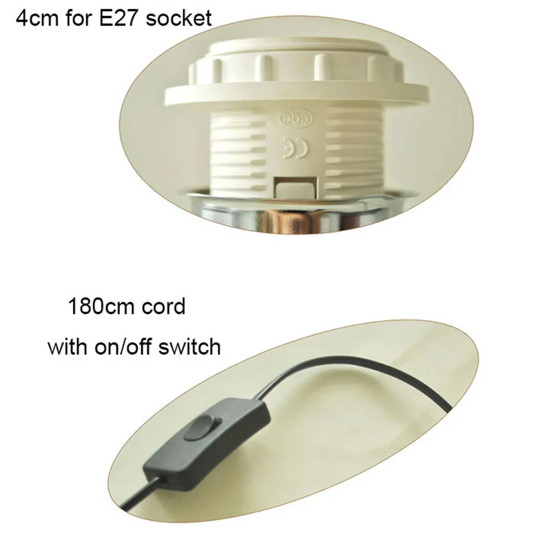 Circular Solid Wooden Base Holder With Cord On Off Switch For Table Lamp Plug In E27 Lamp Bedside Lamp Holder For Home Lighting lamp holder,lamp bulb holder,lamp base,led lamp base