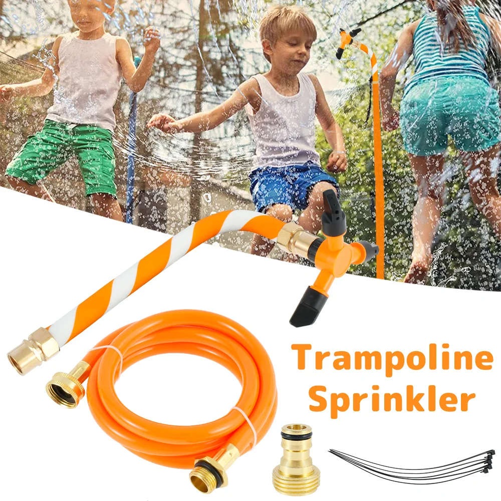 Trampoline Sprinkler Kit, Summer Outdoor Children's Game Sprayer