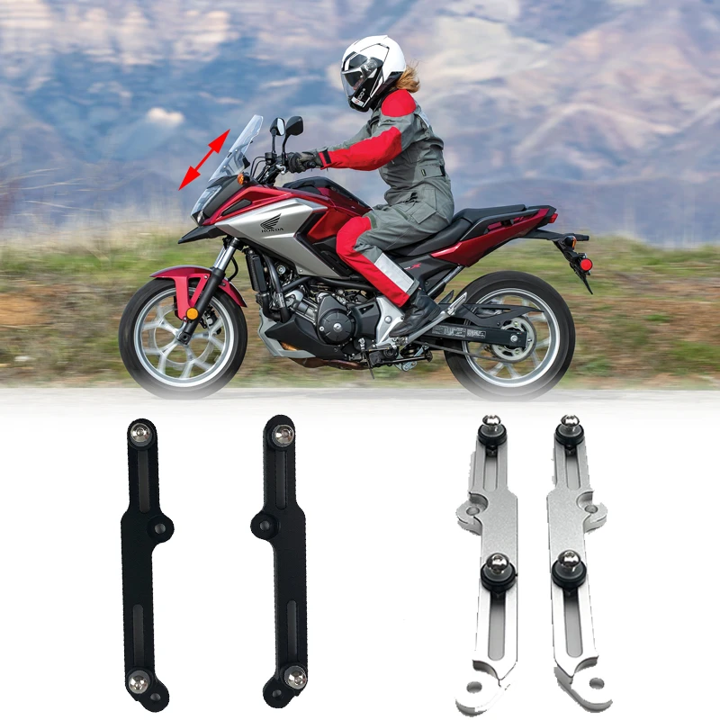 Pare-brise haut Honda NC 700 S 2012 2013 NC 750 S//NC 750 S DCT 2014 2015 Pare-brise Kappa couleur fum/ée 6,5 cm plus haut que loriginal.