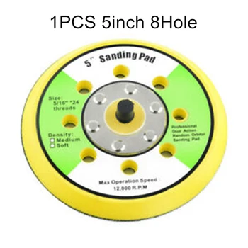 

Car Waxing Sanding pad Back-Up 5Inch 8-Hole 125MM Sander Screw Adapter