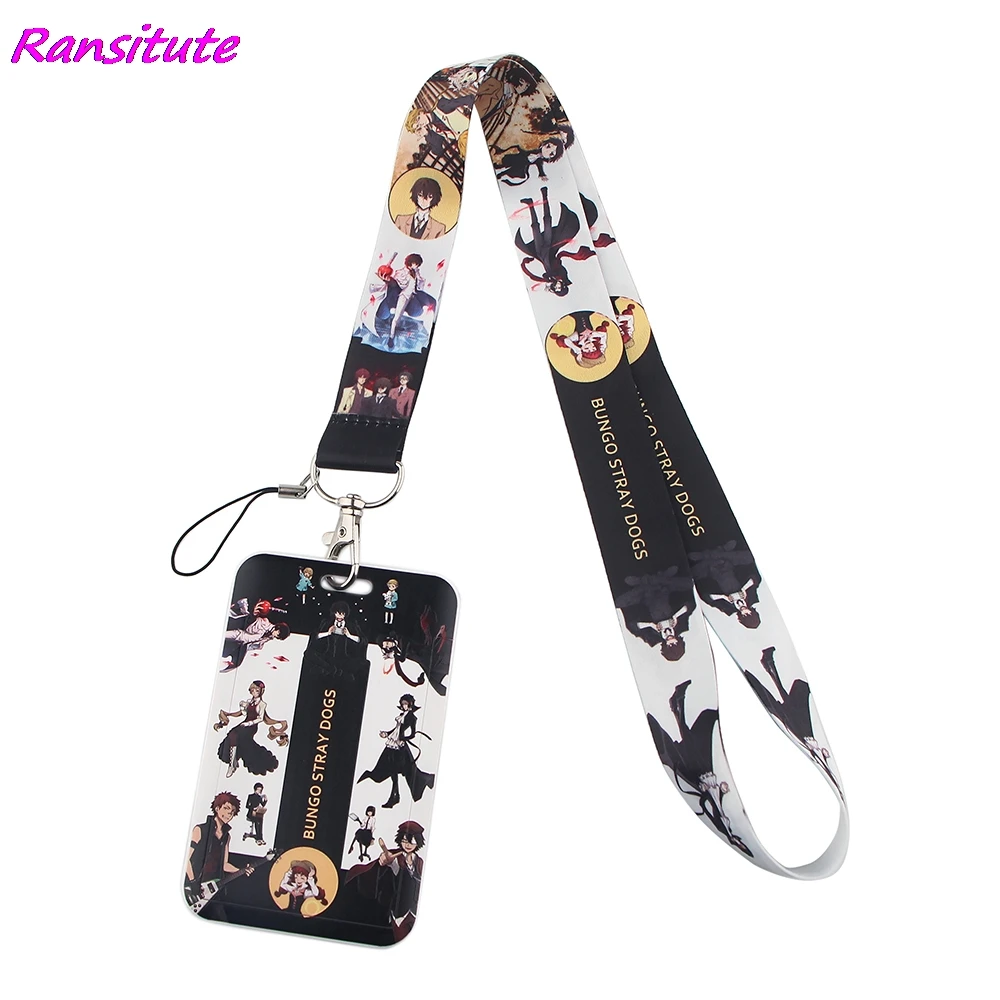 Ransitute R1726 Anime Neck Strap Lanyard For Keys ID Card Gym Mobile Phone Straps USB Badge Holder DIY Hang Rope Lariat Lanyard