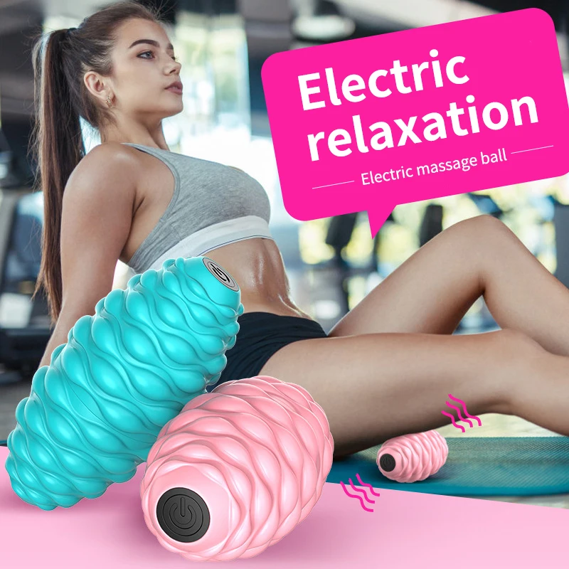 Electric Massage Ball Fitness PVC Massage Ball PVC Soles Hedgehog Sensory Training Grip The Ball Portable Physiotherapy Ball