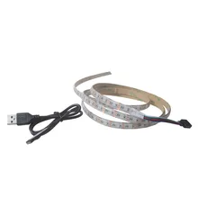 Цветная(RGB) Светодиодные ленты 5V 5050 9-30SMD/30-100 см RGB Светодиодные ленты светильник бар ТВ задняя светильник ing+ BT 4,0 светильник ing украшения