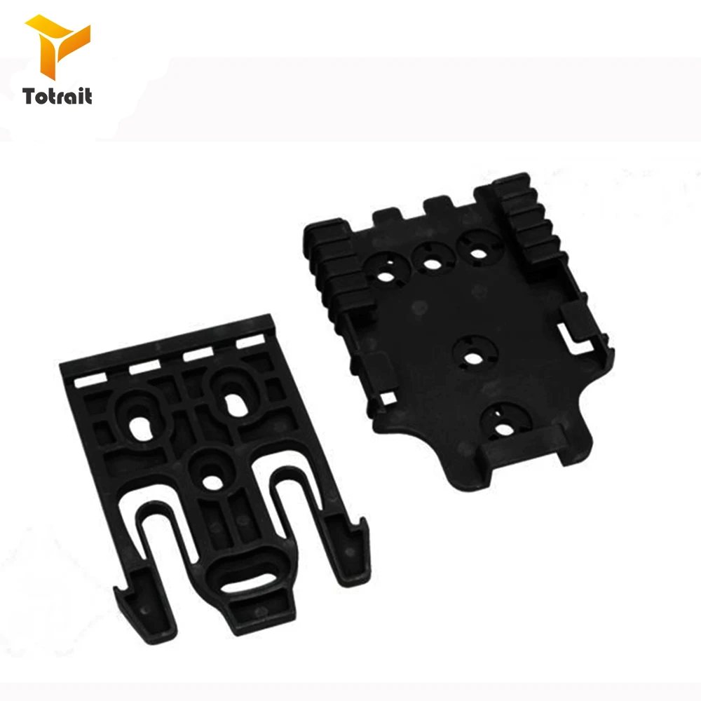 

Quick Locking System Kit with Safariland QLS 19 & QLS 22 Polymer Black Holster Accessories for Glock 17 1911 M9 P226 Gun Case