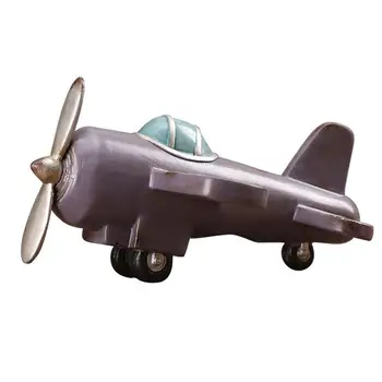 

1 Pc Resin Airplane Model Desktop Adornment Double-layer Craft Airplane Adornment for Gift Decor Desktop Home