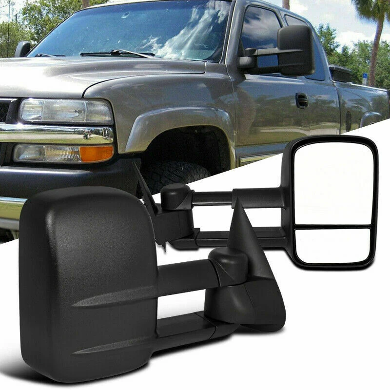 

for 99-07 Chevy Silverado GMC Sierra Pickup Manual Extending Towing Mirrors