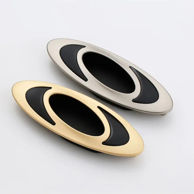 KK&FING Modern Hidden Drawer Knob Zinc Alloy Door Handles