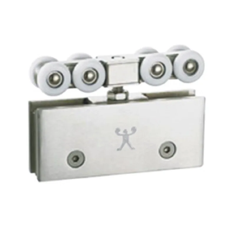 

[At Cellular And Group] Glass Sliding Door Only Hanging round Sliding Door Hanging Slider Bathroom Sliding Gate Pulley AL-019