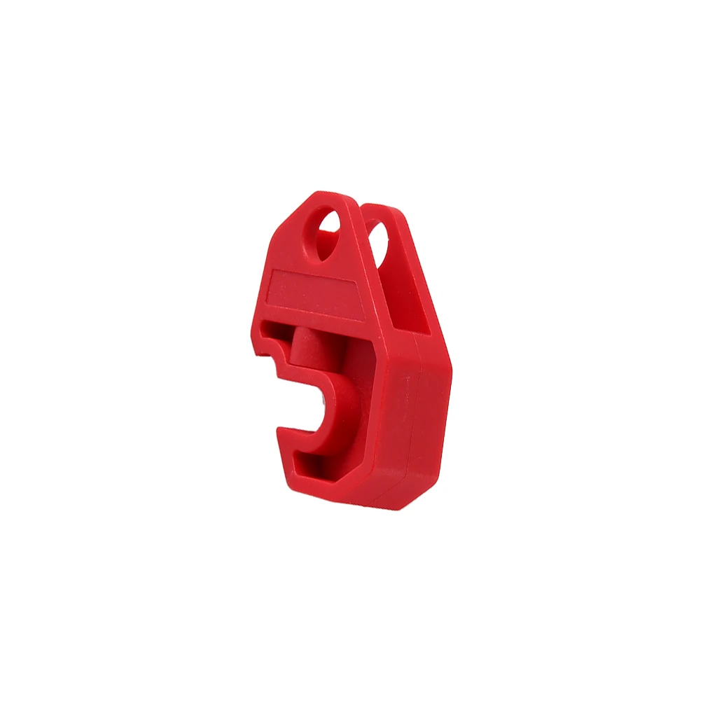 Universal Circuit Breaker Lockout Red with Screw, Locks Out All Miniature ISO/DIN Circuit Breakers