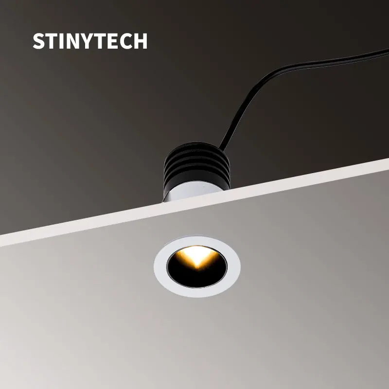 

Stiny High Quality 7w Recessed Led Spotlight Commercial Hotel Indoor Narrow Beam Angle Mini COB Spot Light Lighting