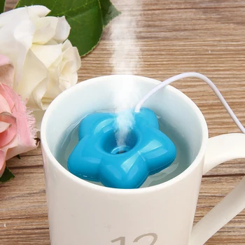 

New Fashion Mini USB Donut Humidifier Air Purifier Aroma Diffuser Maker Steam Portable Office Home