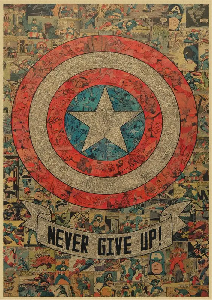 Marvel DC Comics супергерои, Бэтмен, Джокер, Мстители, Супермен, настенный художественный плакат