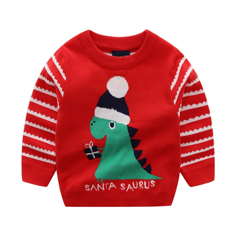 Детская одежда свитер для мальчиков зимний детский толстый хлопковый свитер