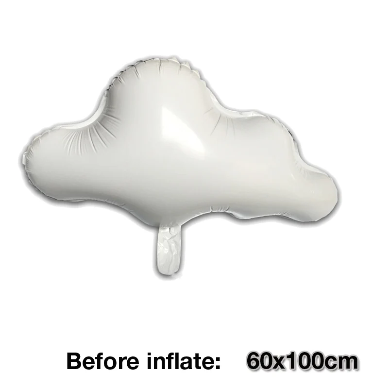 white cloud foil balloon -60x100cm