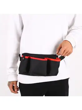 

Portable Men Gardening Tool Waist Bag Fanny Pack Pouch Adjustable Belt Multi Pockets of Different Sizes and Depth