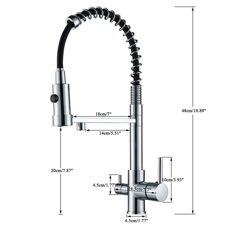 paper towel holder wall mount Black or Chrome Purified Kitchen Faucet Deck Mount Hot Cold Mixer Crane Tap Rotation Spray Stream Mode Filter Drink Water single kitchen sink