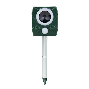 

Outdoor Repeller Solar Powered Motion Sensor Waterproof Repellent to Keep Farm Garden Safe 10X5X30.5cm TB Sale