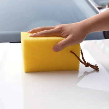 

Large Size Honeycomb Car Sponge Coral Sponge Strong Water-Absorbing Car Wash Sponge Yellow Cleaning Sponge