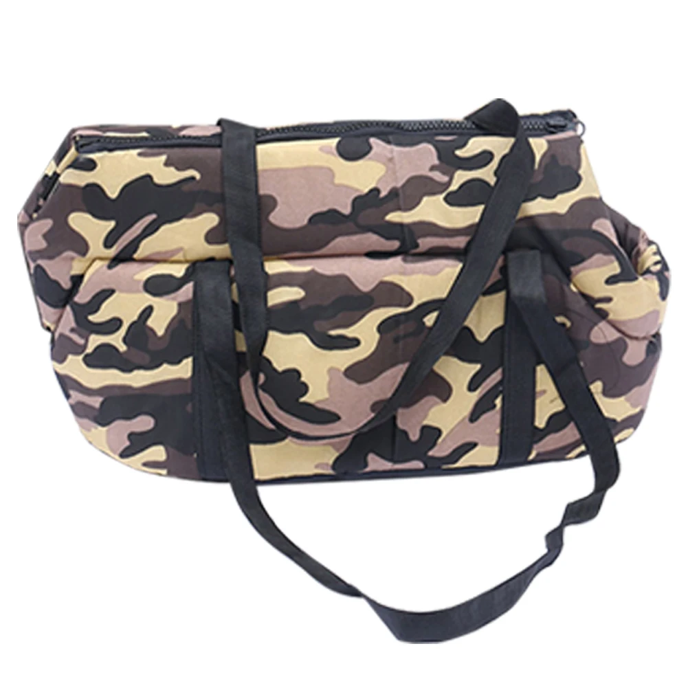 Модный спальный мешок для домашних животных, переноска для собак, сумка для щенков, сумка для путешествий, устойчивая к грязным воздействиям, камуфляжная переносная многофункциональная сумка на плечо