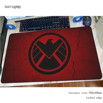 

S.H.I.E.L.D mouse pad gamer 80x40cm mousepad Domineering rubber desk mat Beautiful gaming padmouse game keyboard mats oversized