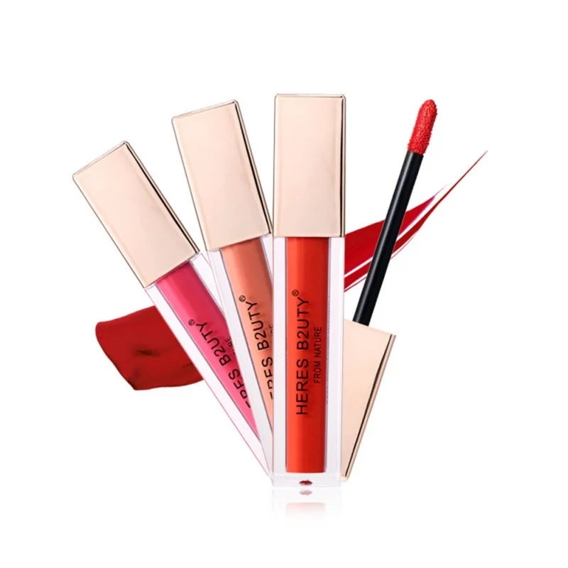 

Velvet Matte Lipstick Natural Waterproof Moisturizing Non Stick Cup Lip Gloss Abundance Lip Glaze Long Lasting Sexy Lips