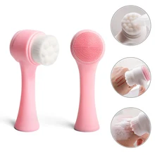 Силиконовая Очищающая щетка для лица портативная Массажная Очищающая щетка для лица Осьминог Вибрационный отшелушивающий скраб для лица инструмент для ухода за кожей