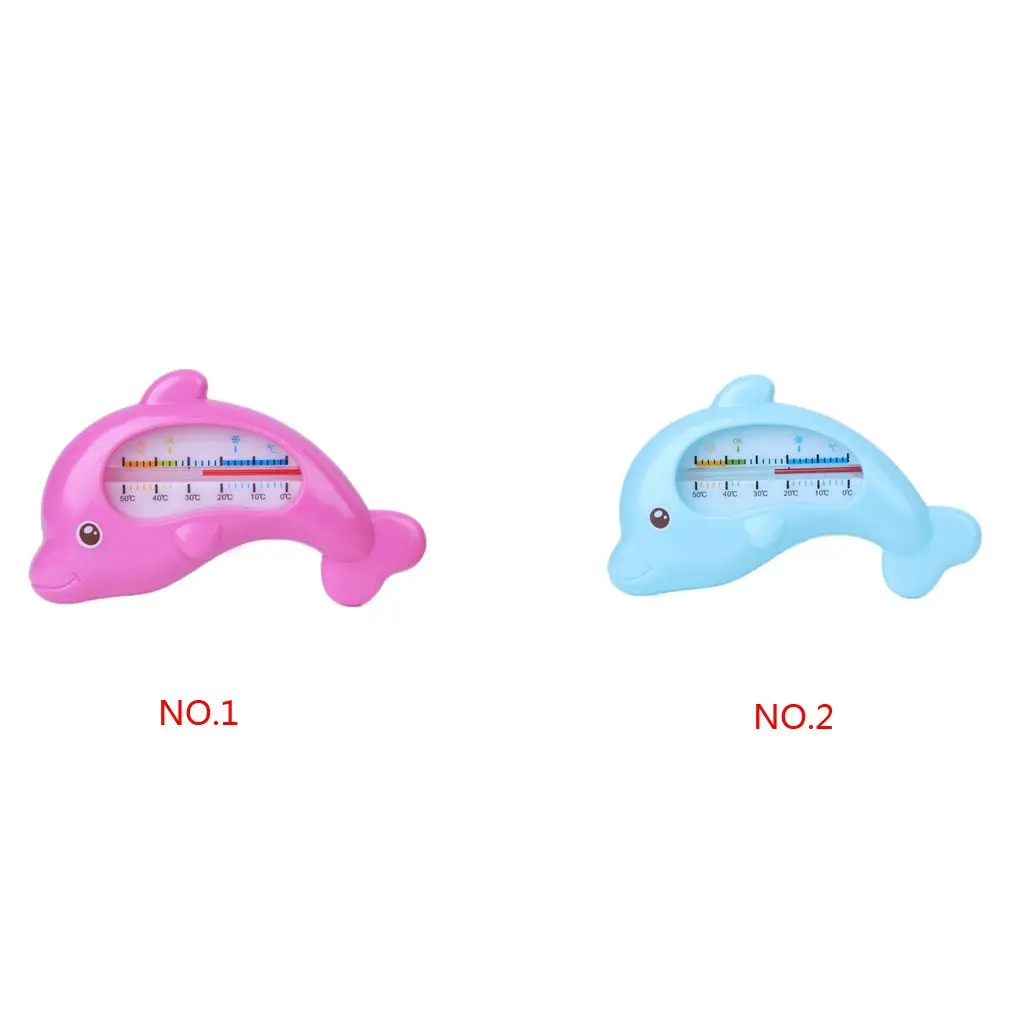 Children Shower Water Thermometer Baby Bathing Dolphin Shape Temperature Infants Toddler Water Measure Baby Bath Toy Thermometer