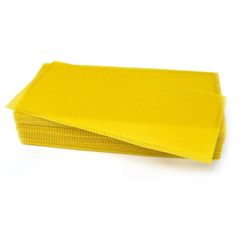 30 шт. медовая расческа основа пчелиный воск улей восковые рамки базовые листы пчелиные соты медовая рамка