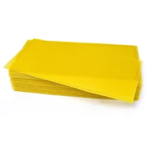 30 шт. медовая расческа основа пчелиный воск улей восковые рамки базовые листы пчелиные соты медовая рамка