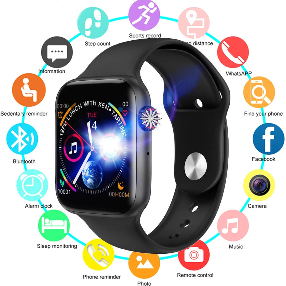 

New Smartwatch Men ECG Heart Rate Fitness Monitor Bluetooth Call Touch Screen Watch Women Waterproof for Apple Android Phone