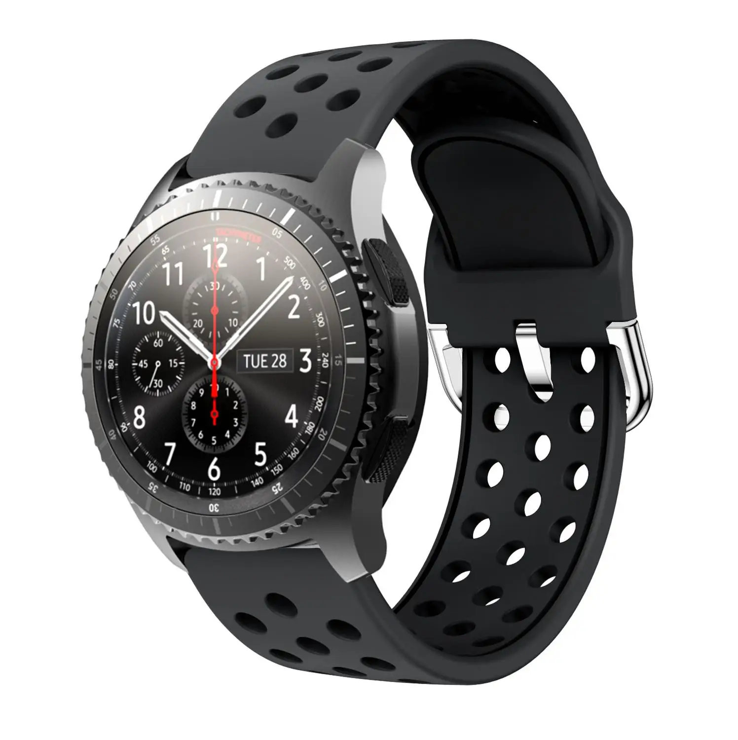 Для Galaxy Watch 46 мм ремешок для часов 22 мм силиконовый спортивный ремешок для samsung gear S3 Frontier классический умный Браслет