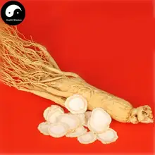 Ломтики корней белого женьшеня, корни женьшеня Panax Cut, Bay Ren Shen Pian