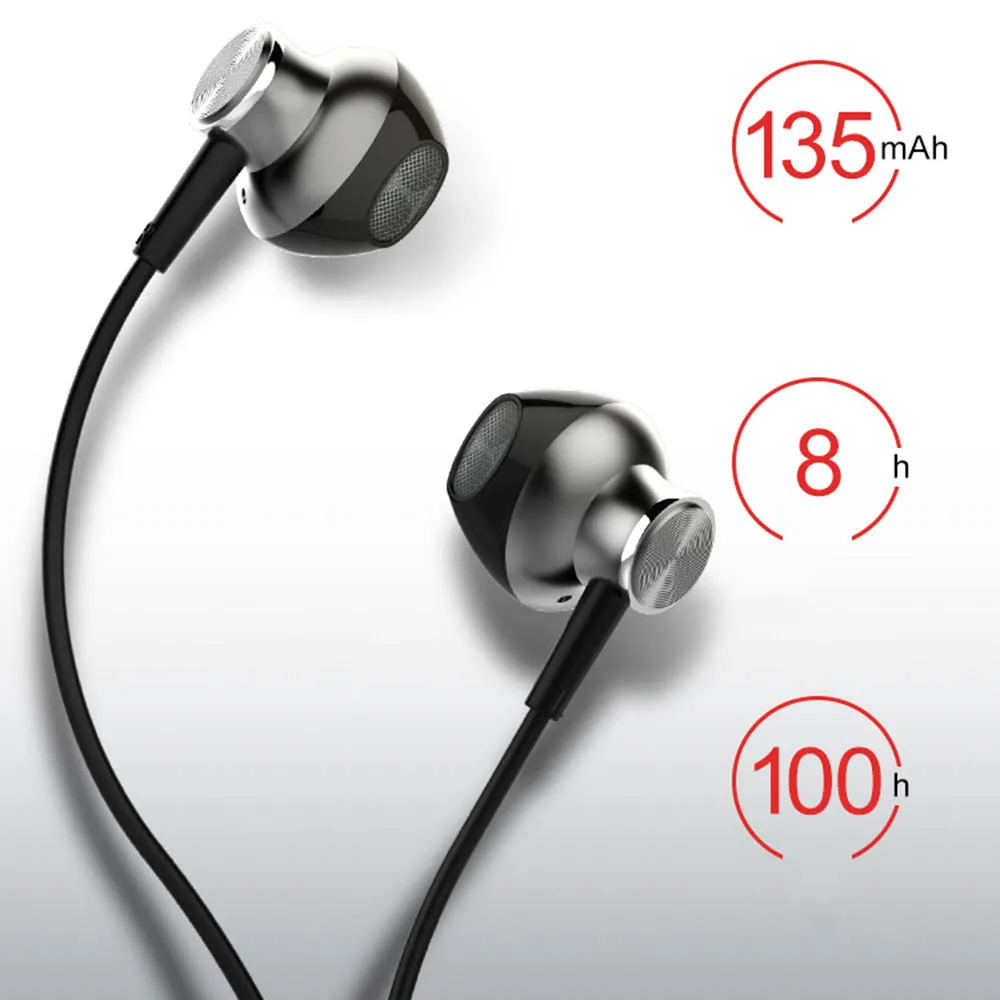 Q7 Bluetooth наушники гарнитура 4D аудио беспроводная гарнитура Шея-повесить 135 мАч Спортивные Bluetooth 5,0