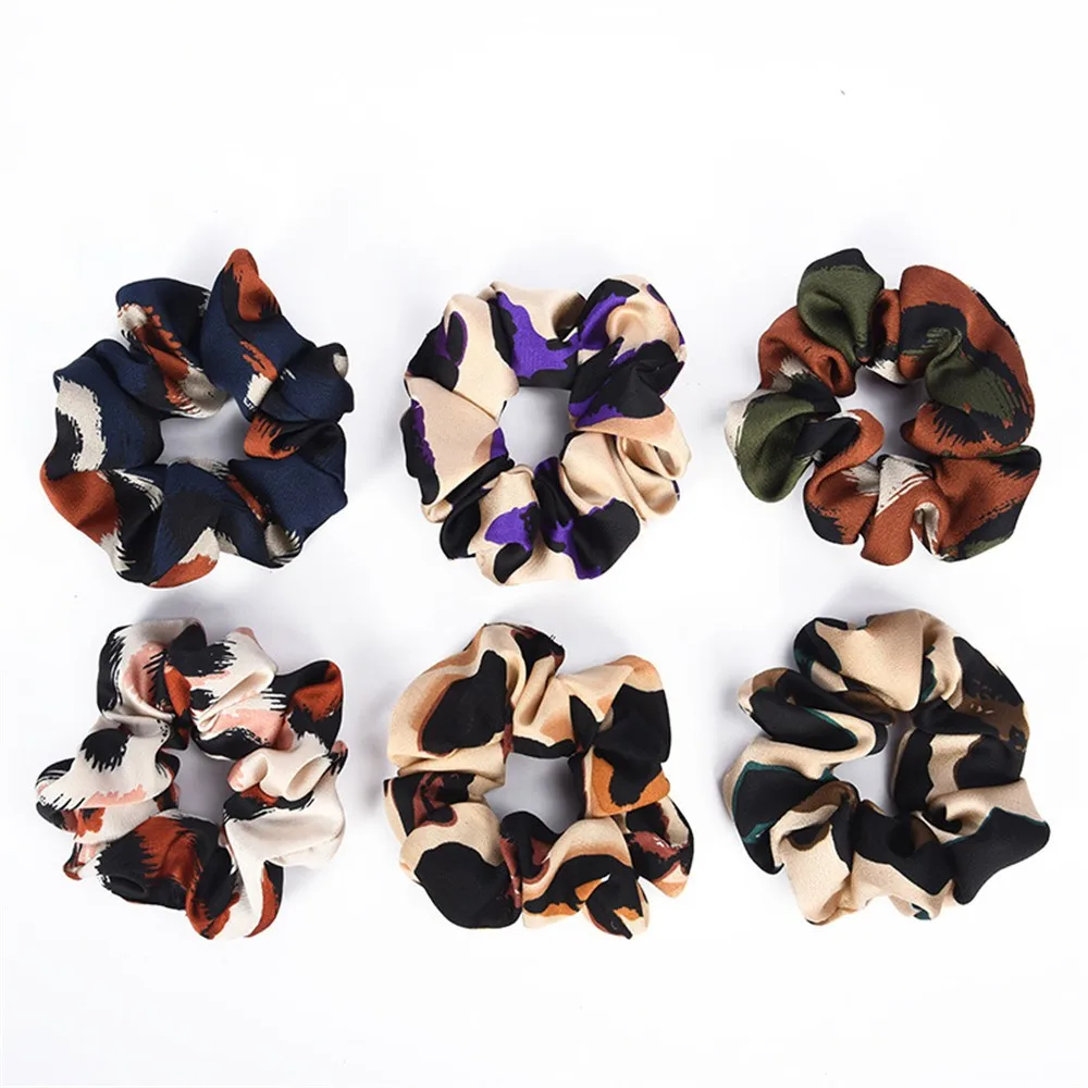 

Women color blocking Scrunchie Elastic Hair Rope Ring Tie Ponytail Holder Hair Band Headband Elastics Hair Bands for Girls