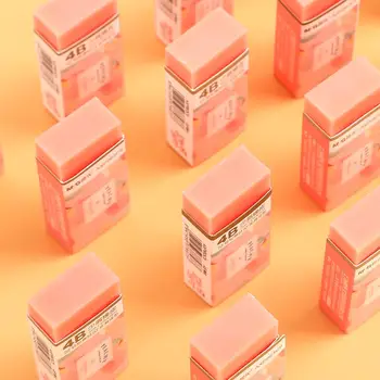 

1PC Peach Party Limit Cute Eraser Soft Elastic 4B Eraser Student Drawing Rubber Erasers For Kids Kawaii School Supplies