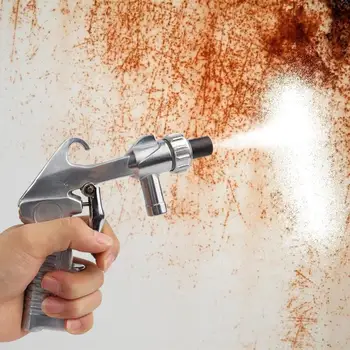

Aluminum Alloy Mini Pneumatic Spray Gun Multi-function Aluminum and Ceramics Air Sandblaster Sandblasting Blast Gun