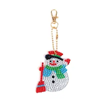 

5Pcs DIY Marine Animales Toy 5D Diamond Painting KeyRing Key Chain Pendant Gift