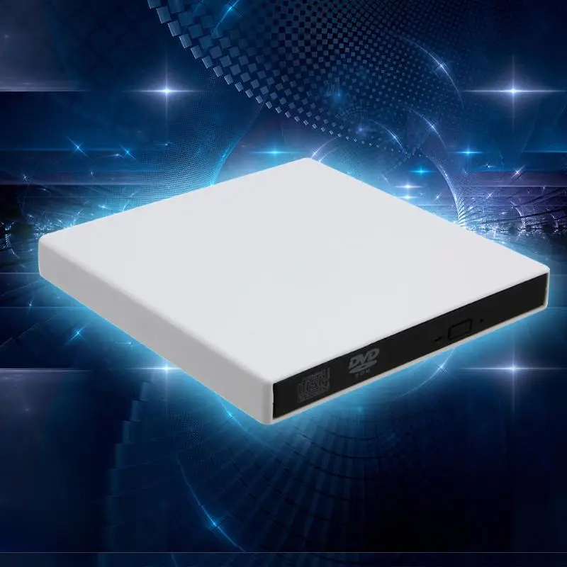 Внешний оптический привод USB 2,0 CD/DVD плеер DVD rom CD RW комбо ридер запись портативный для ноутбука компьютер Windows Mac