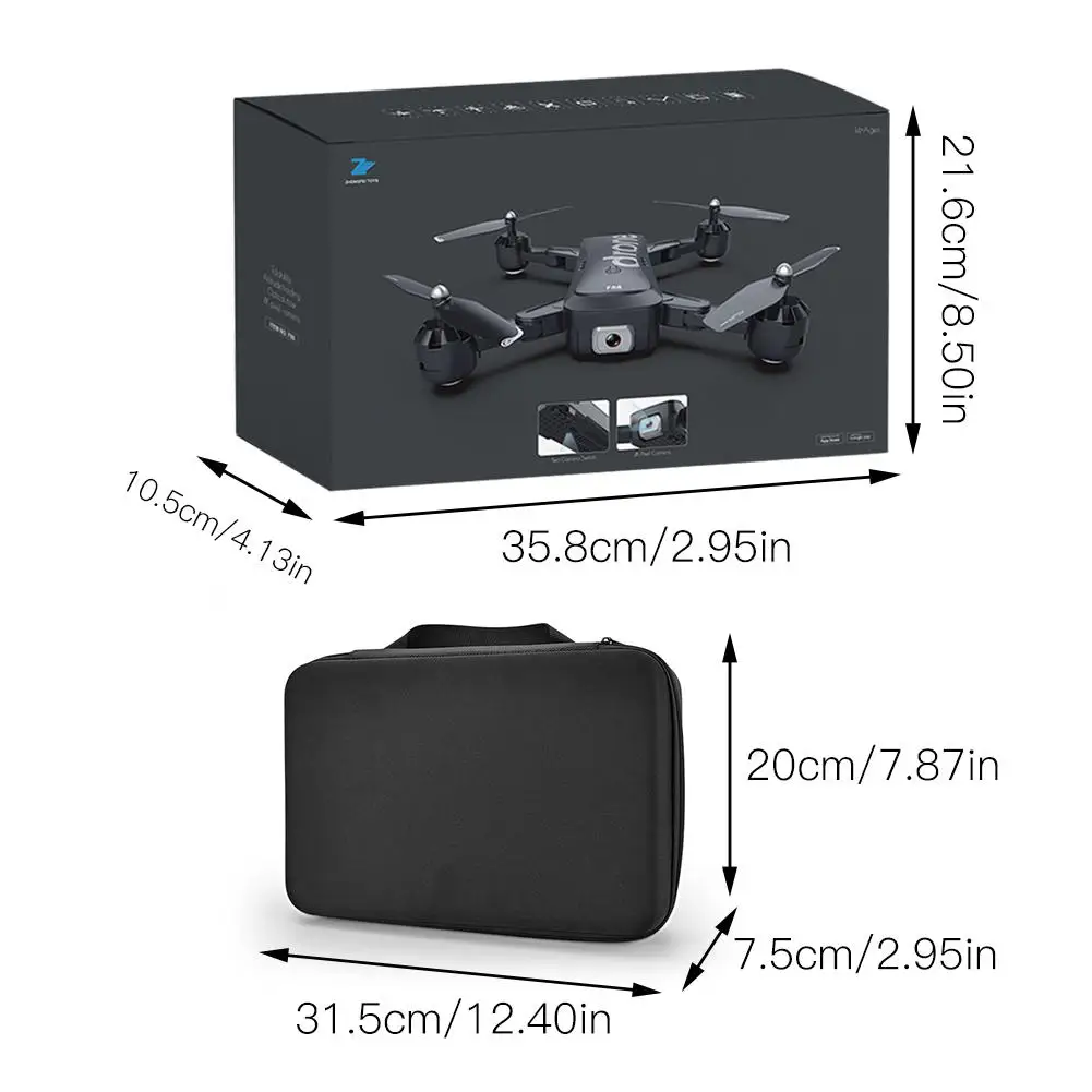F88 Drone Folding HD Aerial Photography 4K Pixel Remote Control Dual Camera Altitude Hold Quadcopter Toy