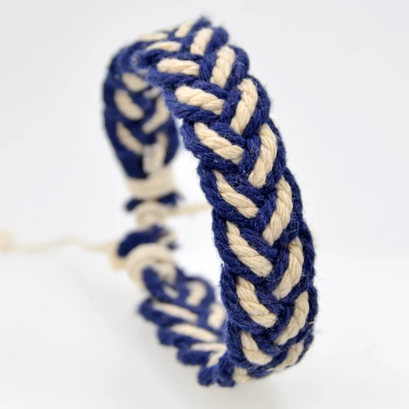 

Bohemian Thread Bracelet Retro String Cord Woven Braided Hippie Friendship Bracelets Handmade Boho Multicolor Women Men jewelry