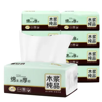 

Bath Pumping Paper Household Cleaning Napkin Tissue 8 Packs Toilet Rolls Towels Draw paper Facial tissue toilet paper bulk #29