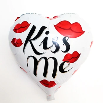 

18-inch aluminum foil balloon, heart shape represents your true love, Valentine's Day, Christmas and wedding decoration supplies
